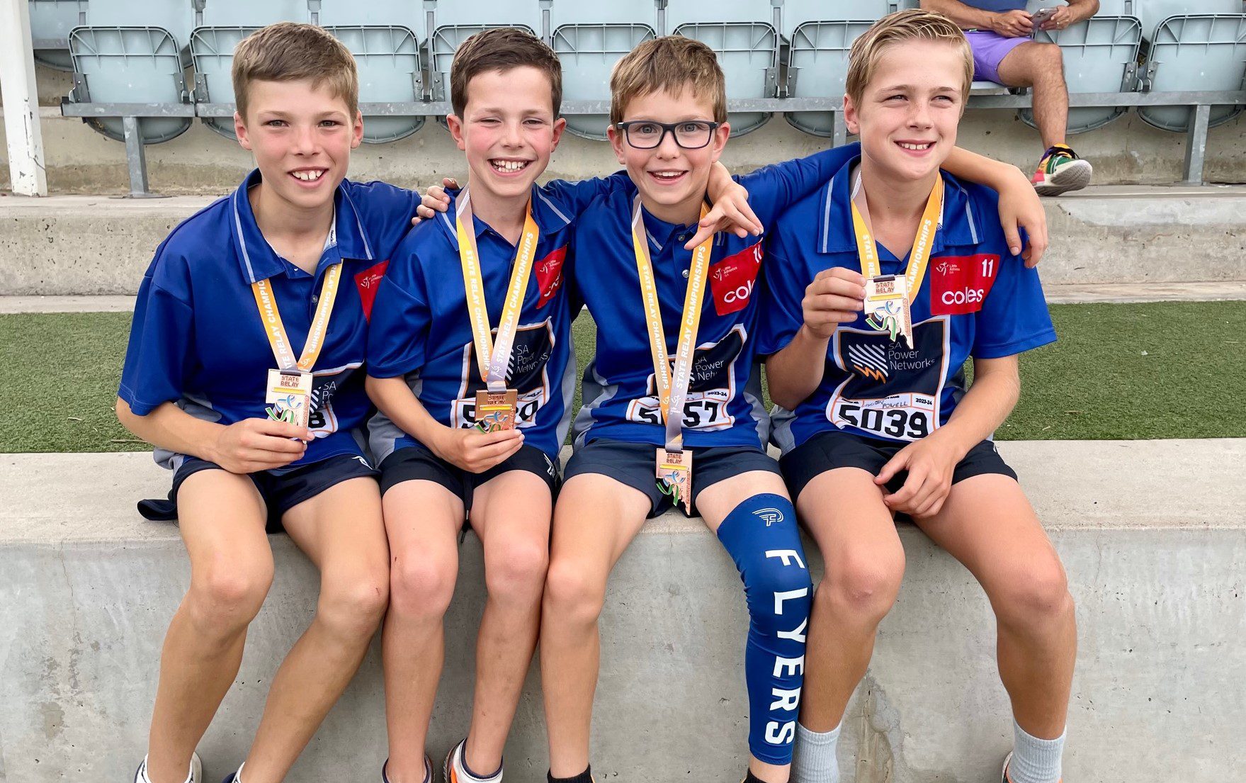 Plympton Flyers athletes competing